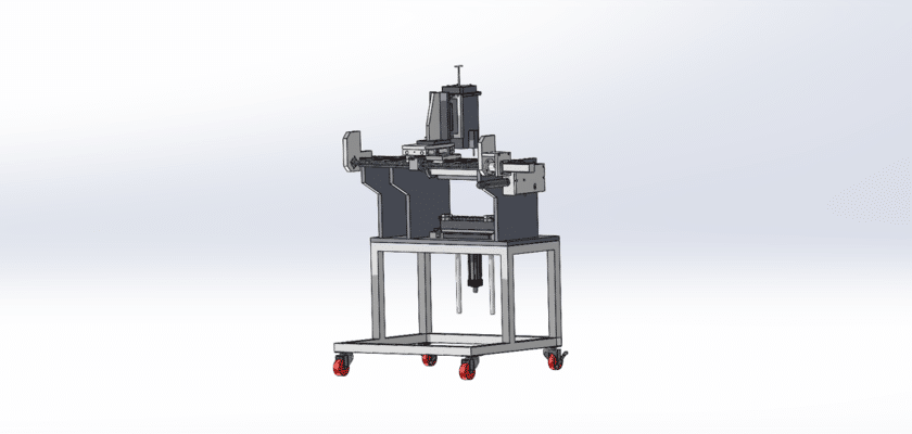 Automatic Glue Coating Machine Equipment Drawing