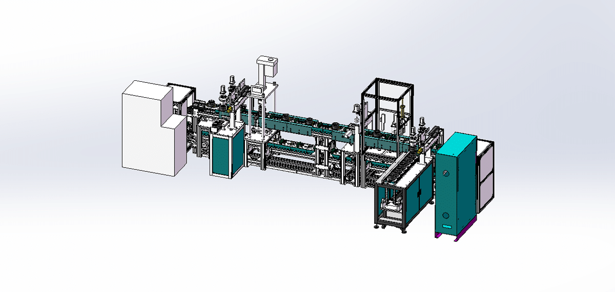 Automatic Non-Standard Assembly Production Line Drawing - MechStream