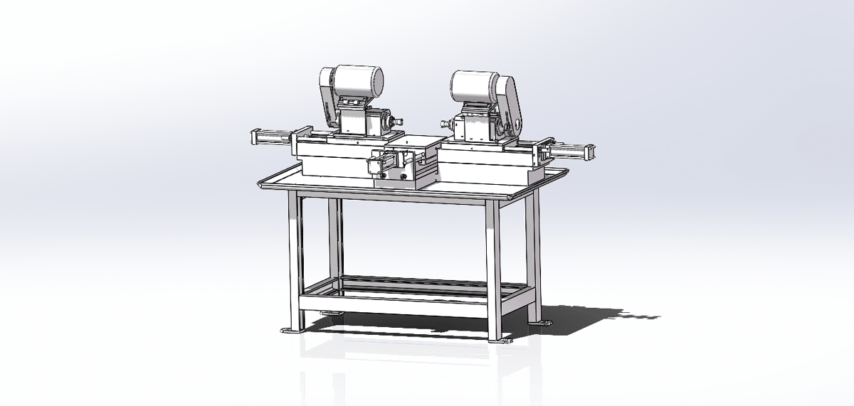 Flat Head Chamfering Machine Drawing - MechStream