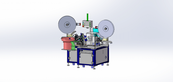 Hardware Automatic Assembly Machine Drawing - MechStream