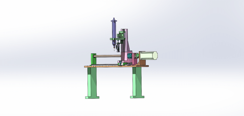 Mobile Glue Dispensing Mechanism