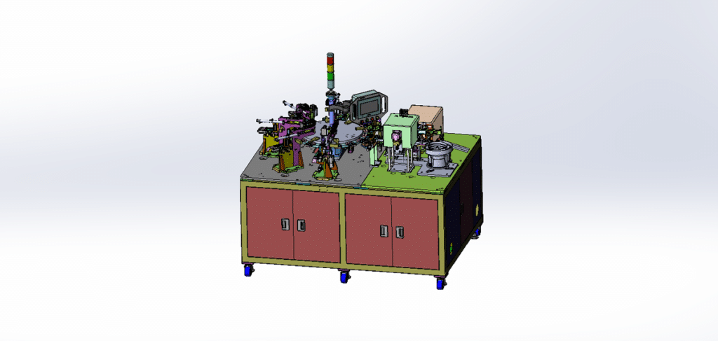 New Type-C Automatic Assembly Machine Drawing - MechStream
