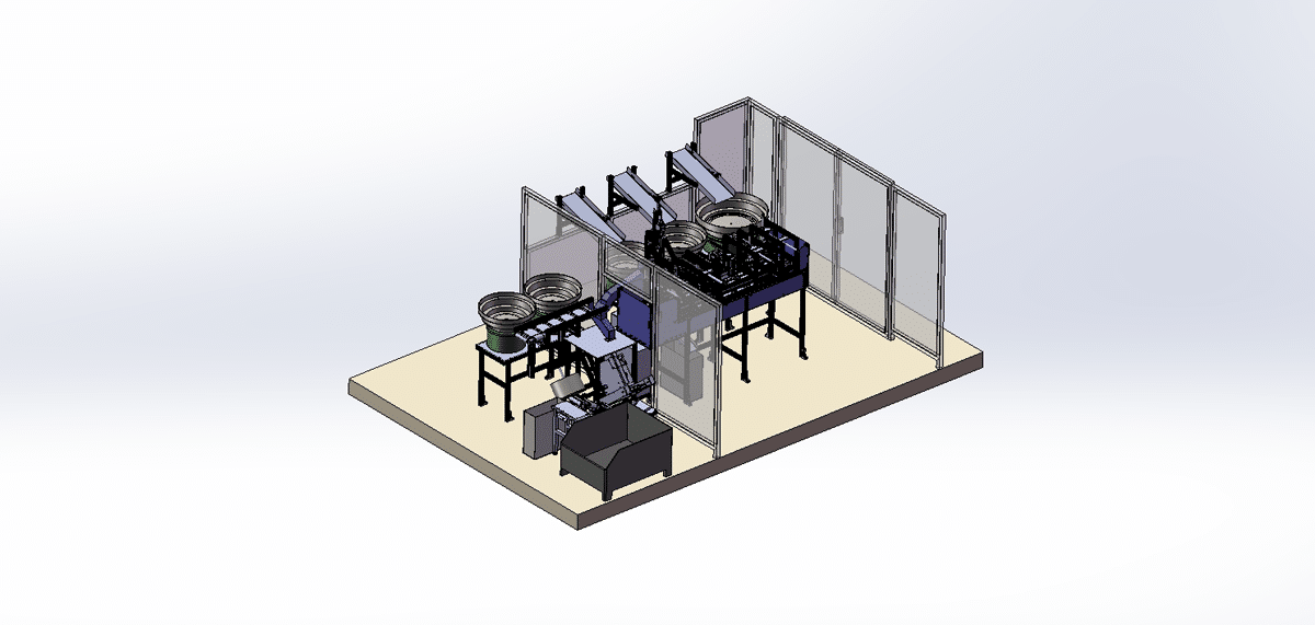 Non Standard Simulation Non-Standard Equipment Assembly Machine Drawing - MechStream