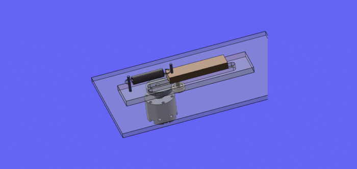 Reciprocating Motion Array Example Reciprocating Motion Mechanism Driven By Cam - MechStream
