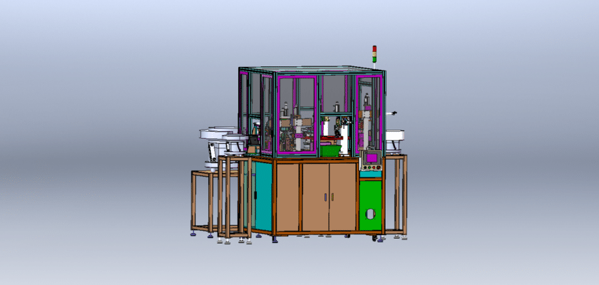 Robot Vibration Plate Turntable Assembly Equipment