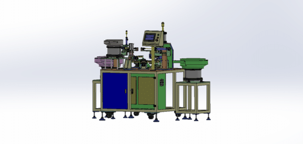 Round Cover Automatic Assembly Machine Drawing - MechStream