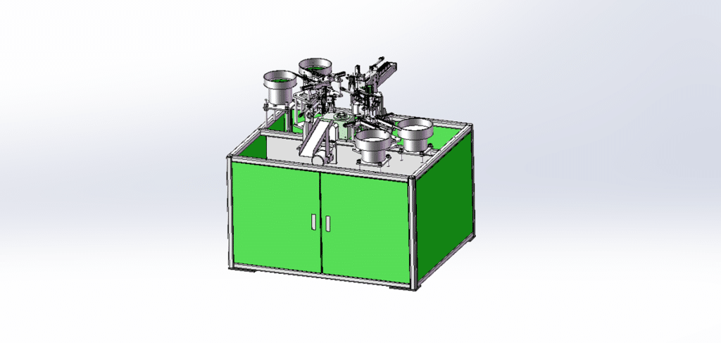 Small Radiator Automatic Assembly Machine Drawing - MechStream