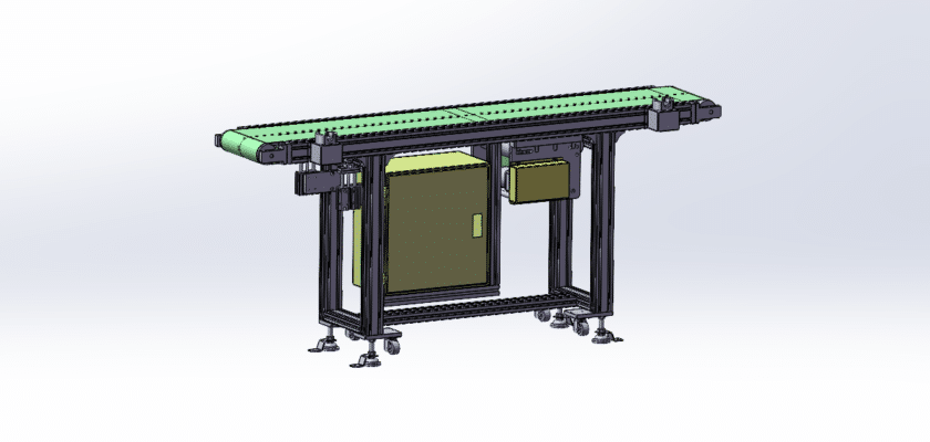 2M Belt Conveyor Line Drawing