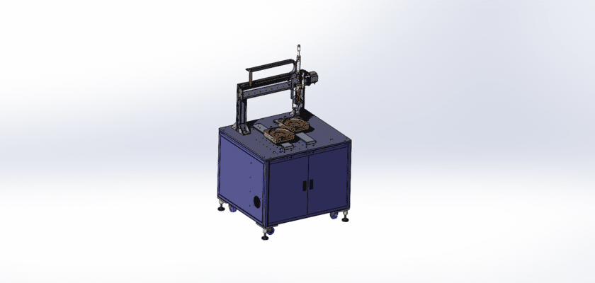 Air-Blowing Three-Axis Screw Machine