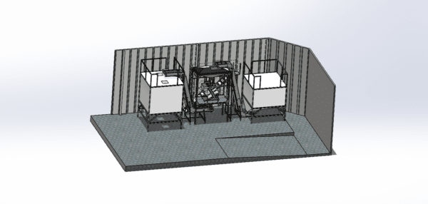 Conveyor Belt Optical Screening Machine Drawing - MechStream