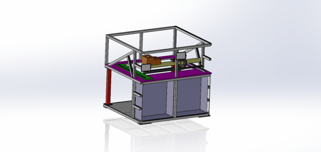 High-Speed Automatic Assembly Screw Machine Drawing - MechStream