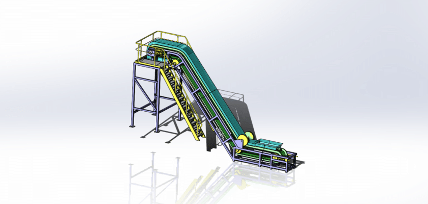 Lifting Belt Conveyor