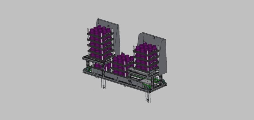 Pop-Up Loading And Unloading Conveyor Line