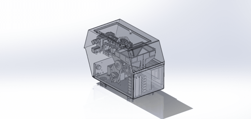 Screw Feeding Machine Drawing