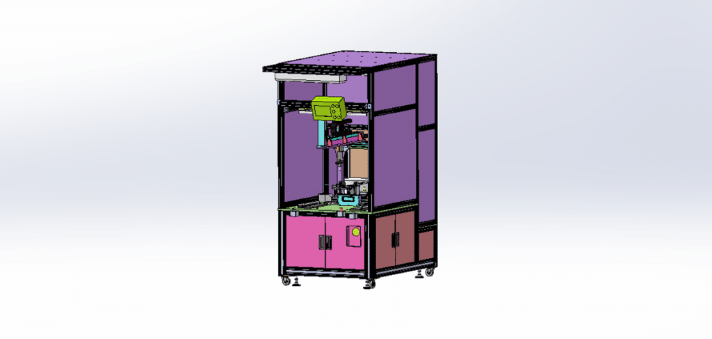 Screw Hot Embedding Equipment Drawing - MechStream