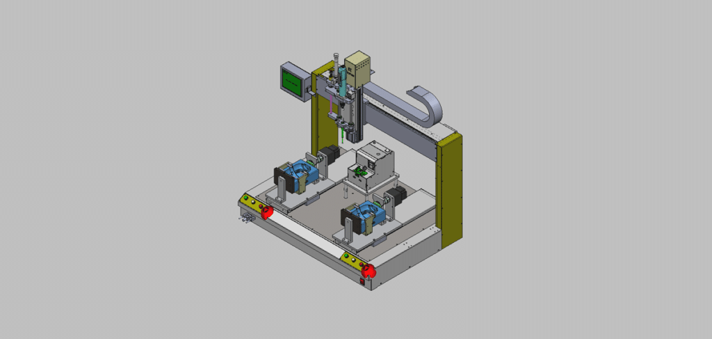 Screw Machine (Double Station) Drawing - MechStream