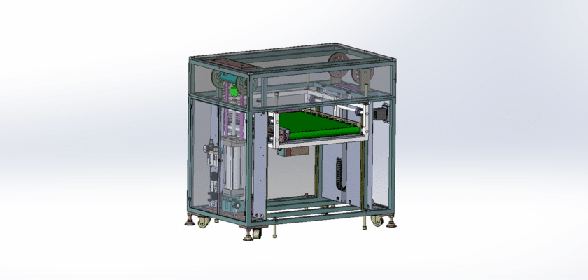 Single-Cylinder Pneumatic Elevator