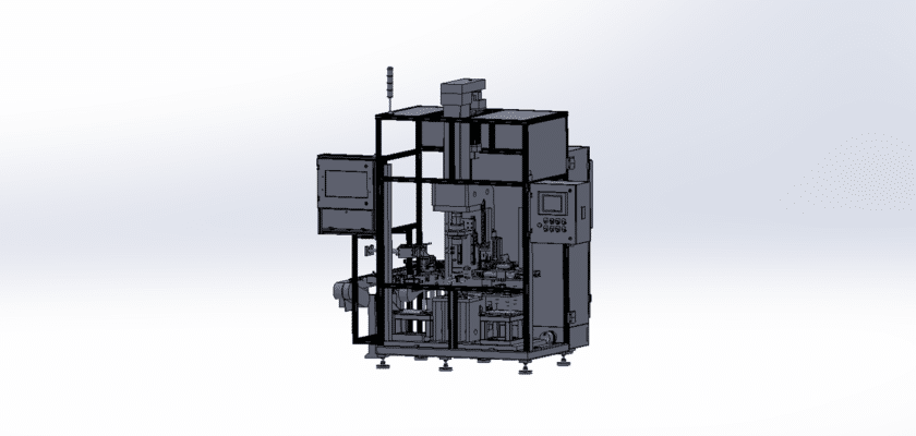 Two CN Front Steering Knuckle Press Machine Drawing