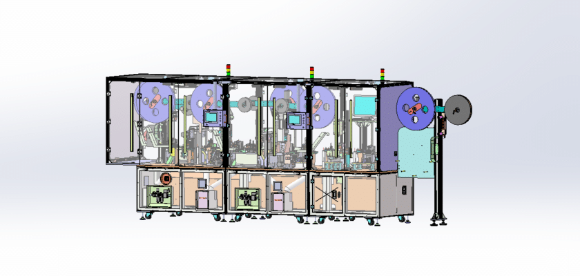 USB Fully Automatic Automatic Assembly Machine Equipment Drawing