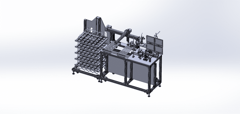 Automatic Assembly Visual Detection Equipment Drawing