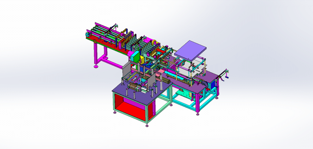 Carton Packaging Machine 1 Drawing - MechStream