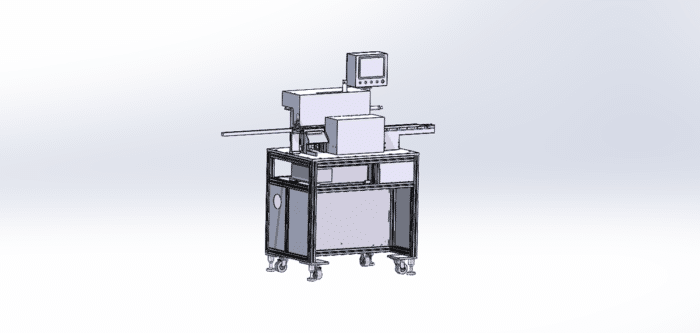 Electronic Component Performance Inspection Machine Drawing - MechStream