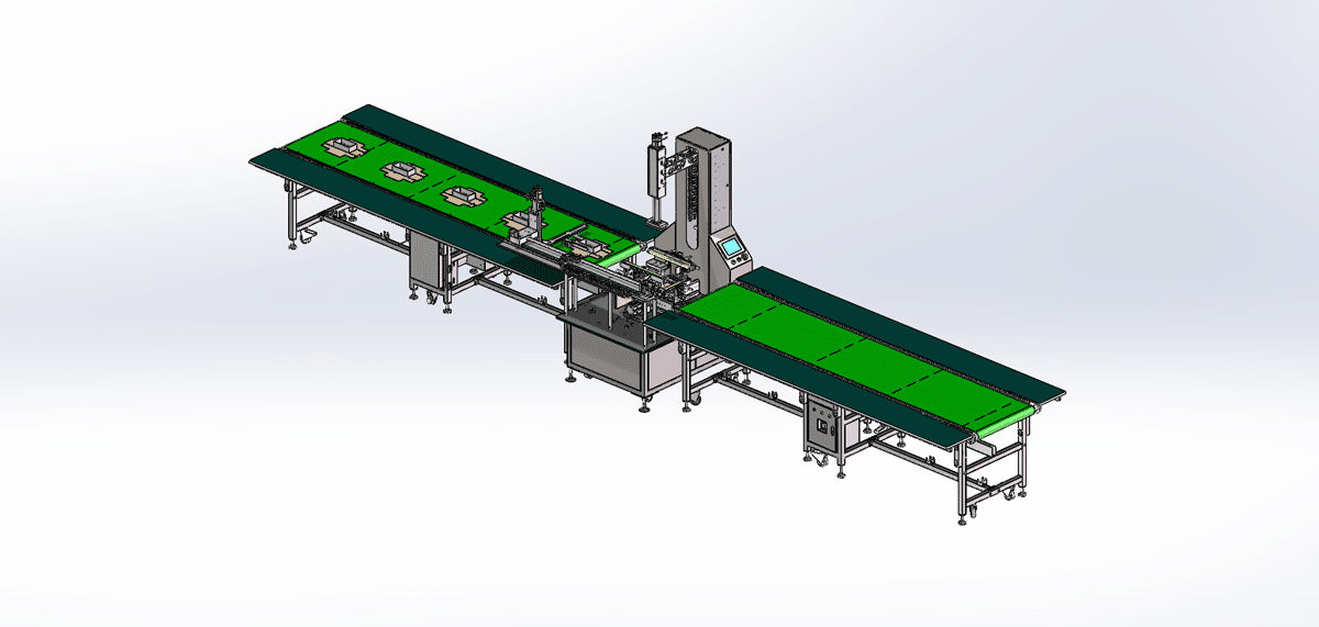 Gift Box Packaging And Forming Machine Drawing - MechStream