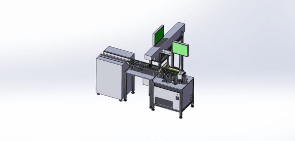 LED Component Packaging And Detection Machine Drawing - MechStream