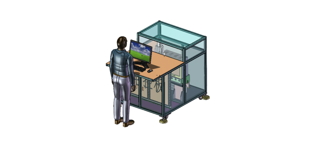 Mold Image Visual Detection Machine Drawing - MechStream