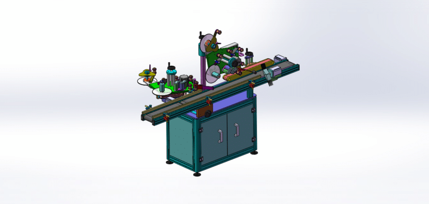 Ninety Degree Corner Label Attaching Picture File