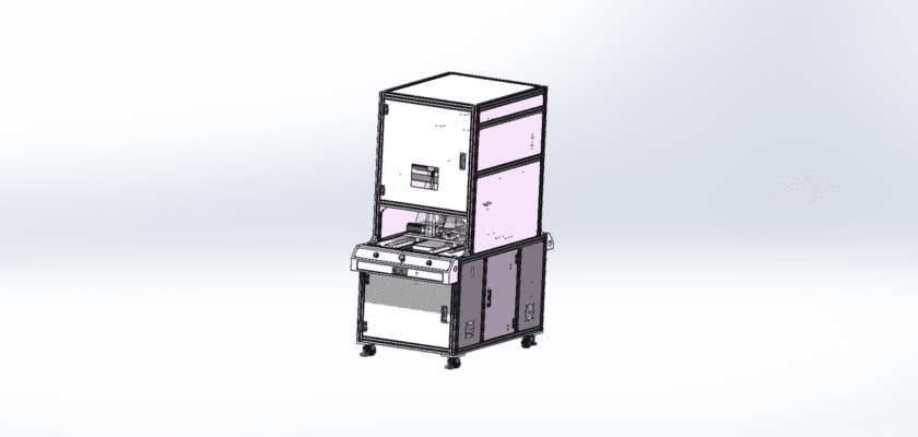 Non-Standard Barcode Scanning And Testing Equipment Drawing
