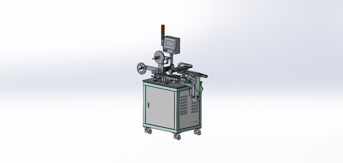 Material Testing Machine Drawing With Label High Temperature Test Packaging Machine Drawing - MechStream
