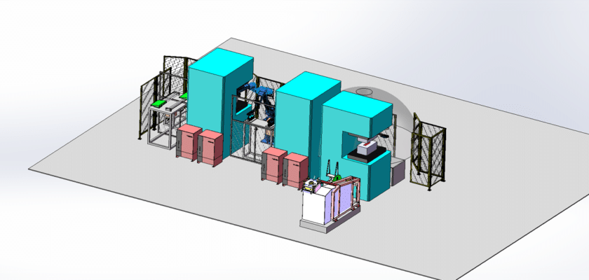 Press Line Robot Loading And Unloading Solution