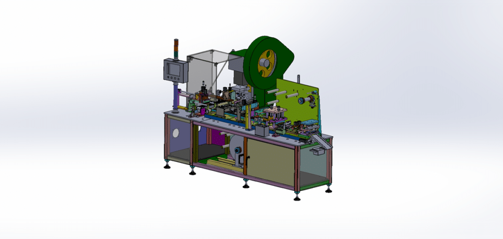 Punching Knife Automatic Packaging Machine Drawing - MechStream