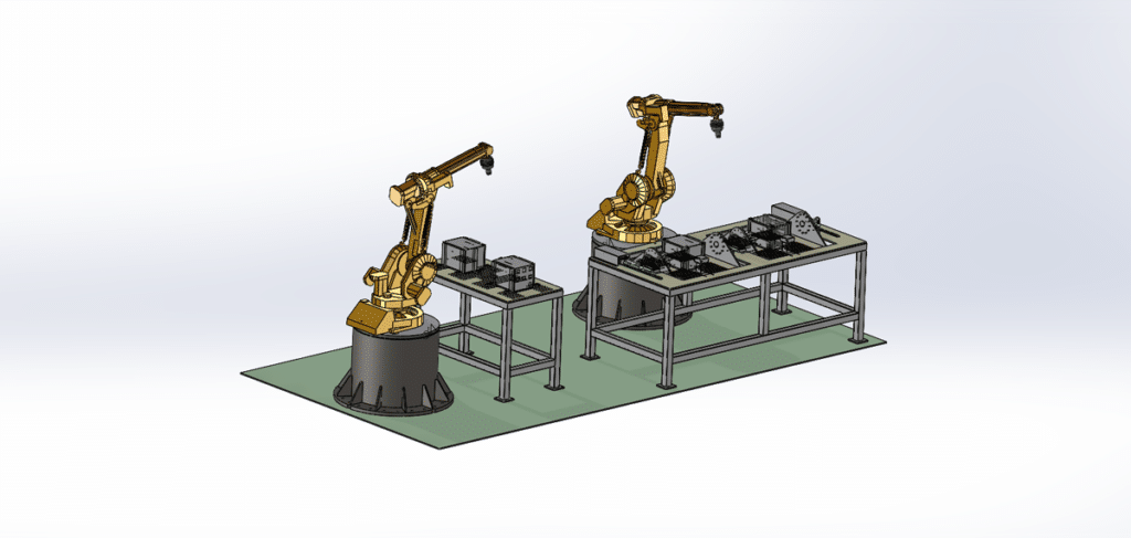 Robot Automated Welding Equipment Drawing - MechStream