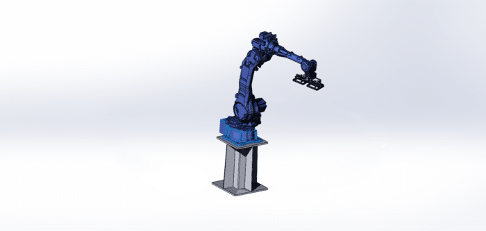 Robot Loading And Unloading Equipment Drawing - MechStream