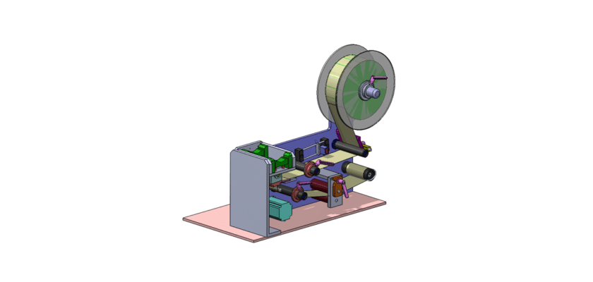 Semi-Automatic Labeling Machine