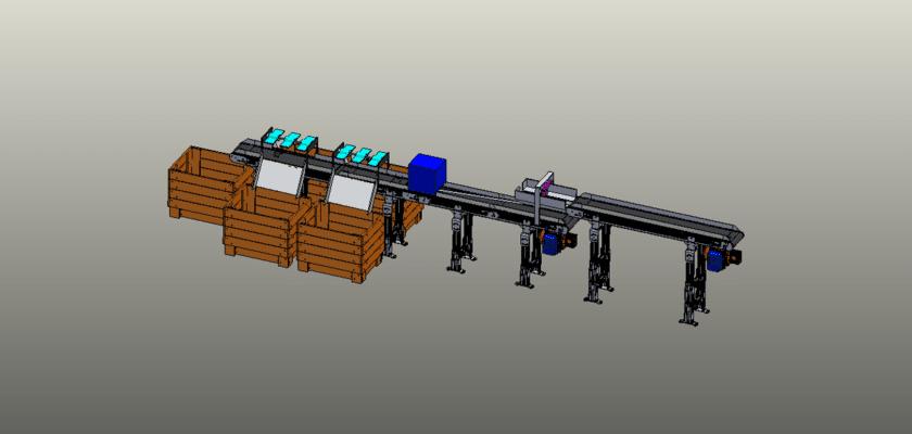 Wood Separation And Conveying System