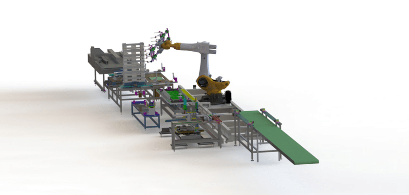 Free Robot-Operated Production Line