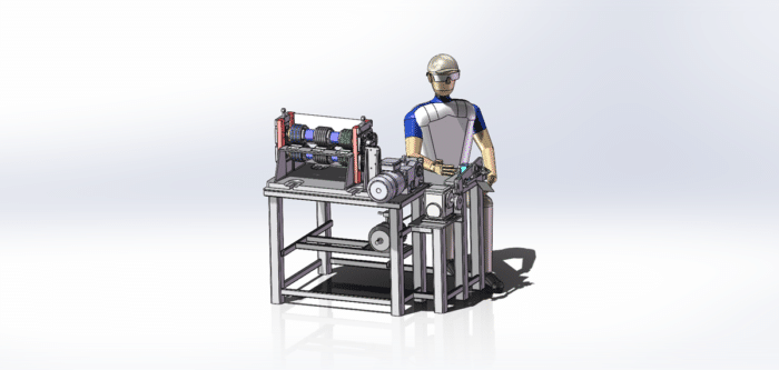 Free Automatic Cutting Machine Drawing – Download Now - MechStream