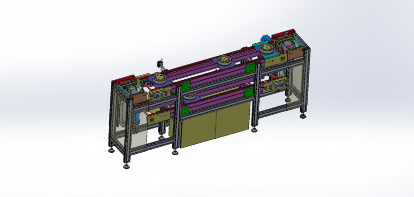 Double-Layer Double-Speed Chain Assembly Line