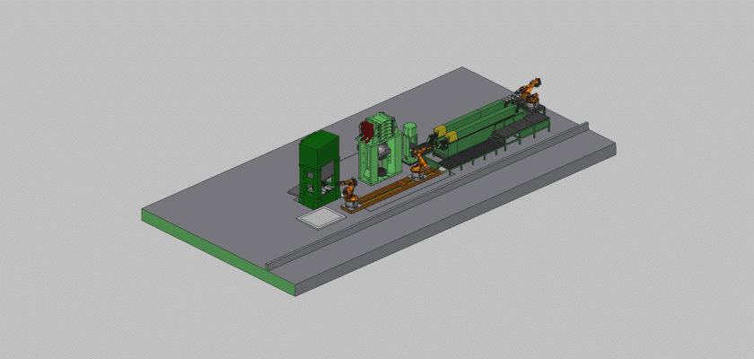 E-013 Large Robot Assembly Line