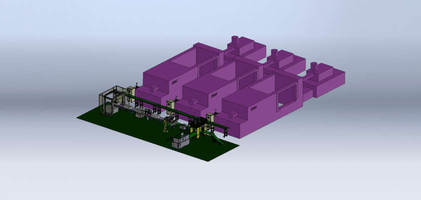 Injection Molding Packaging Line
