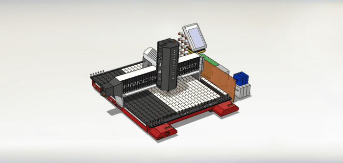Laser Machine Layout Large Format Laser Cutting Machine Drawing: Key Features - MechStream