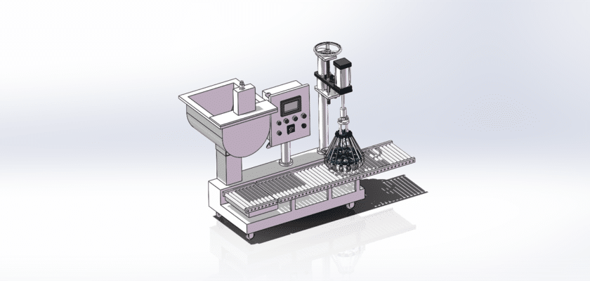 Open Barrel Liquid Filling Machine