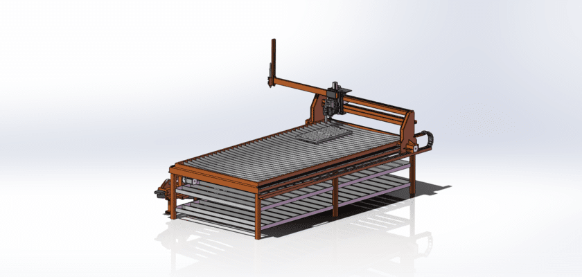 Patton Four-Axis CNC Plasma Cutting Machine