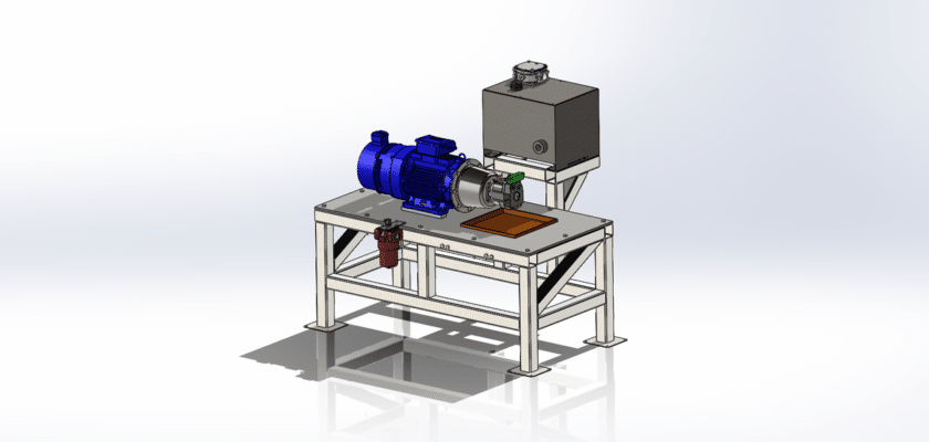 Small Hydraulic Test Bench