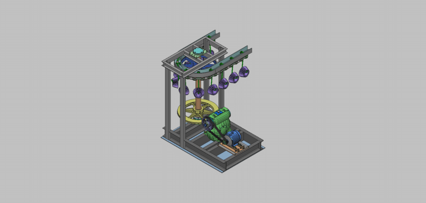 Bevel Gear Suspension Chain Production Line