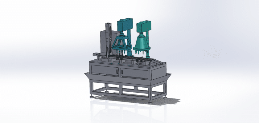 Chamfering And Tapping Machine
