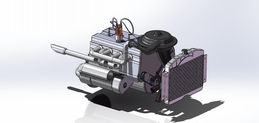 A4L-1967 Engine Simple Model